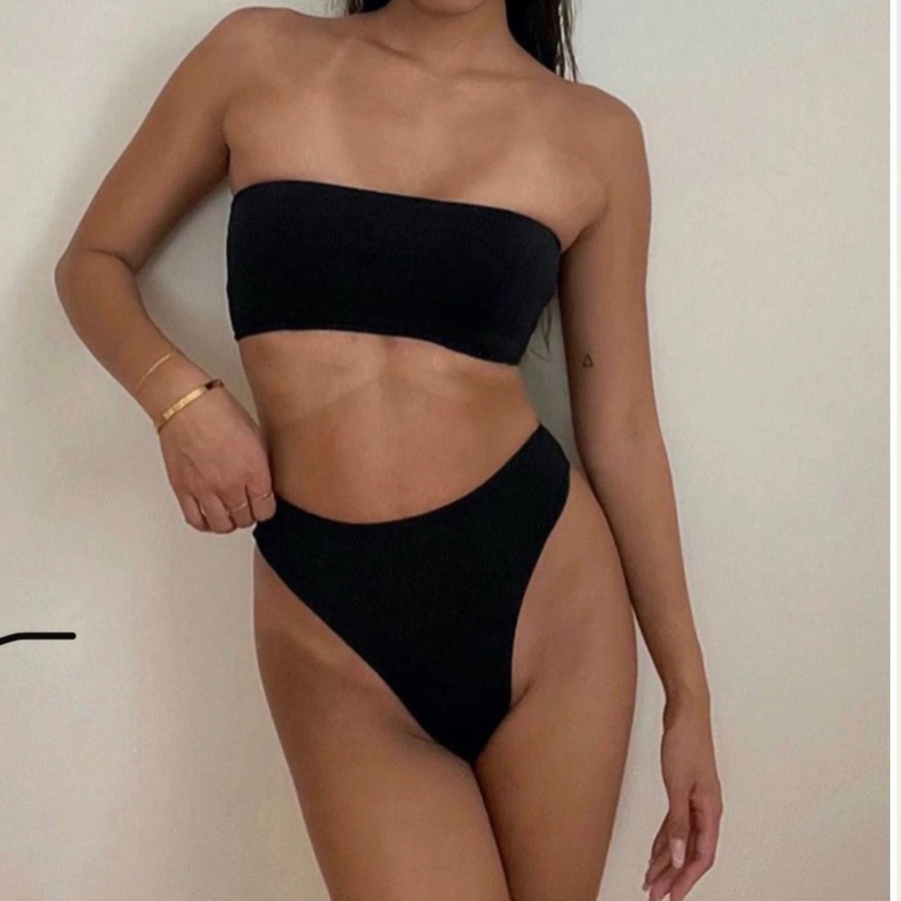 high waisted bathing suite bottom *never worn*